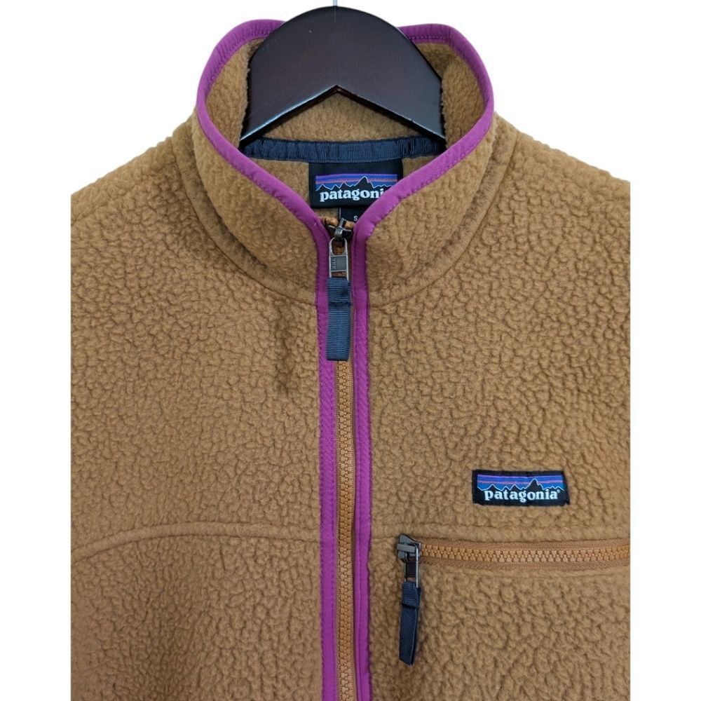 Patagonia Women's S Retro Pile Fleece -Nest Brown NESB Jacket Style 22795 FA22 - Picture 6 of 9